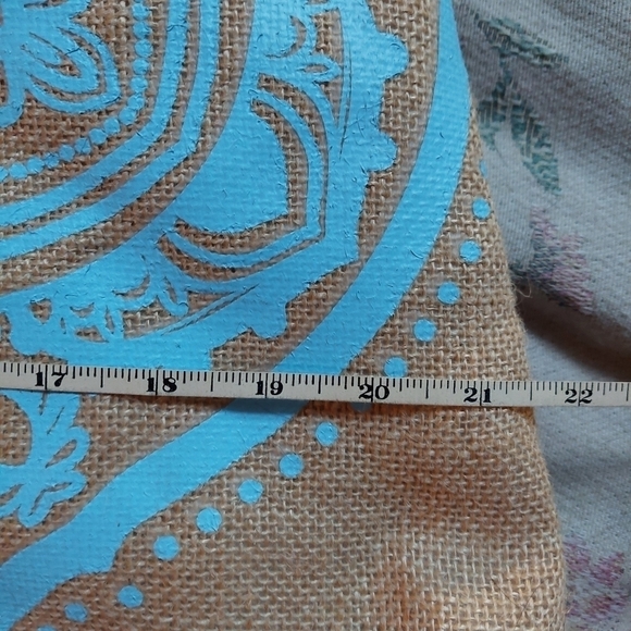 Vintage* Large Jute Tote - Picture 6 of 8